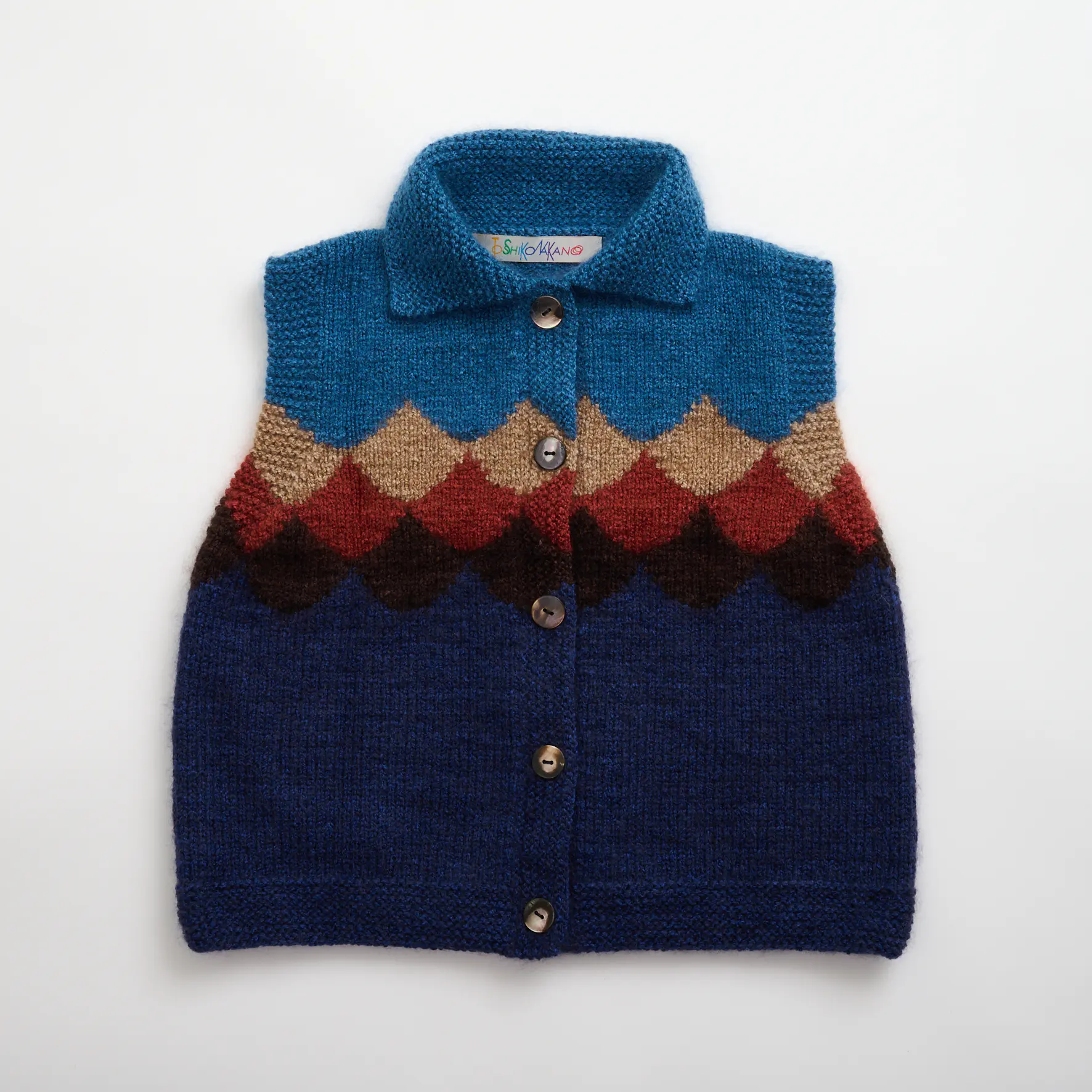 スカラップパッチベスト