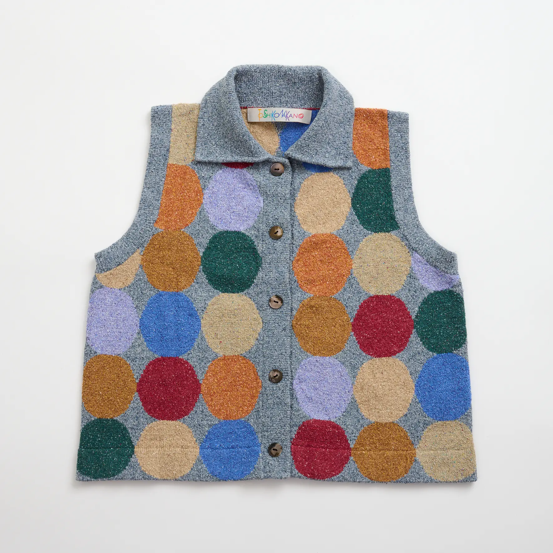 ドットパッチベスト